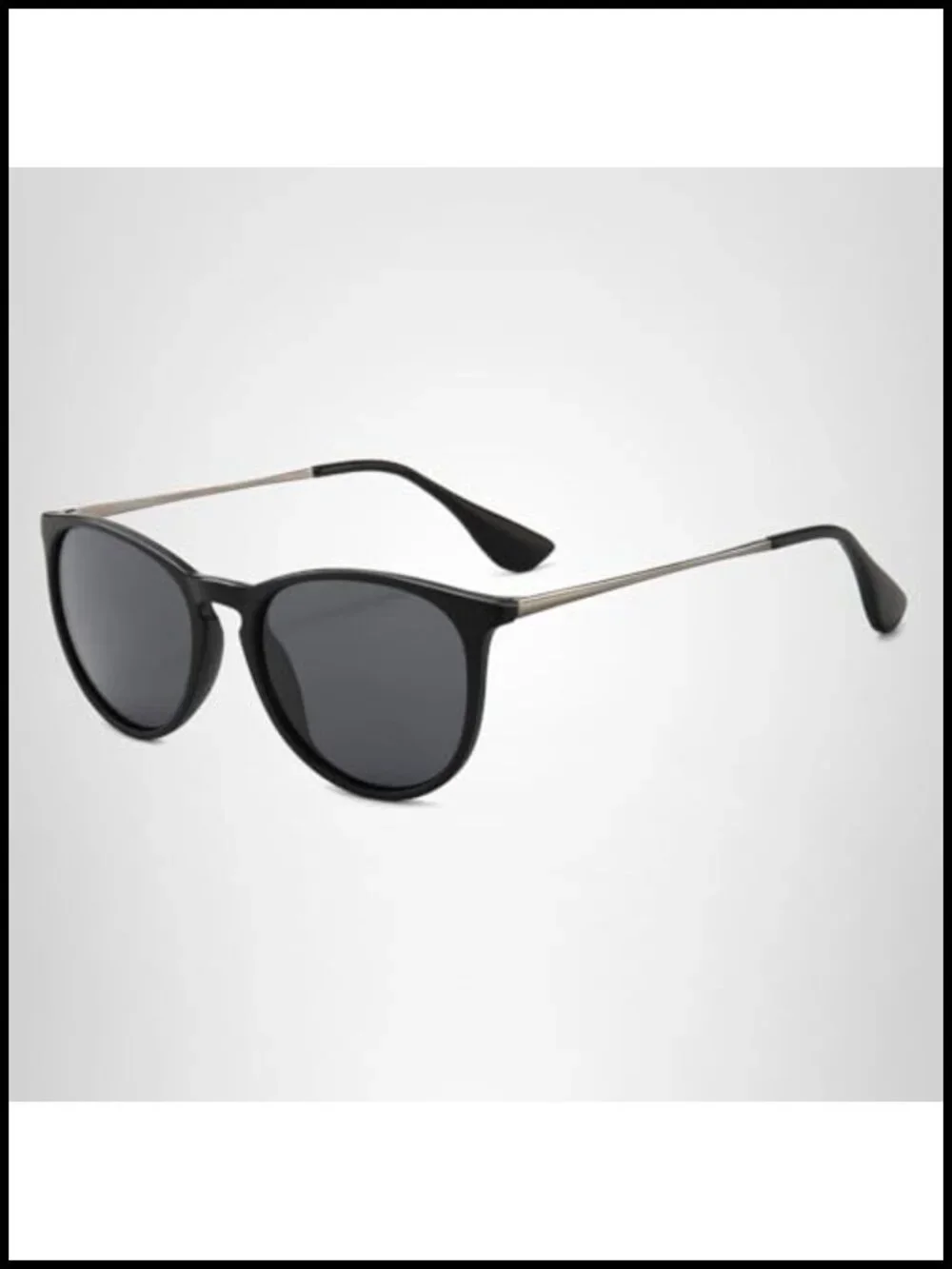 Premium Vintage Round Sunglasses, Polarized UV400 Protection, Lightweight TR90